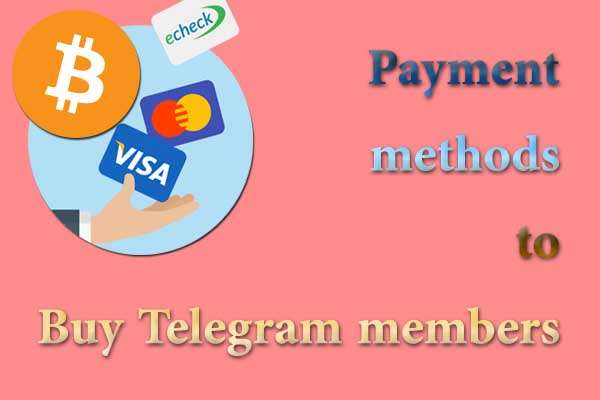 Payment methods to buy Telegram members